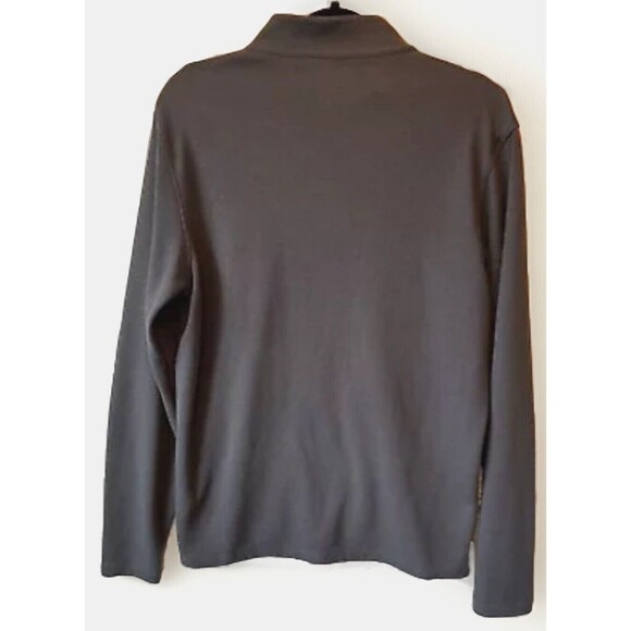 Nike Shirt Men's Size Medium Training Dri-fit Gray 1/4 Zipper Performance Gym - Picture 2 of 9